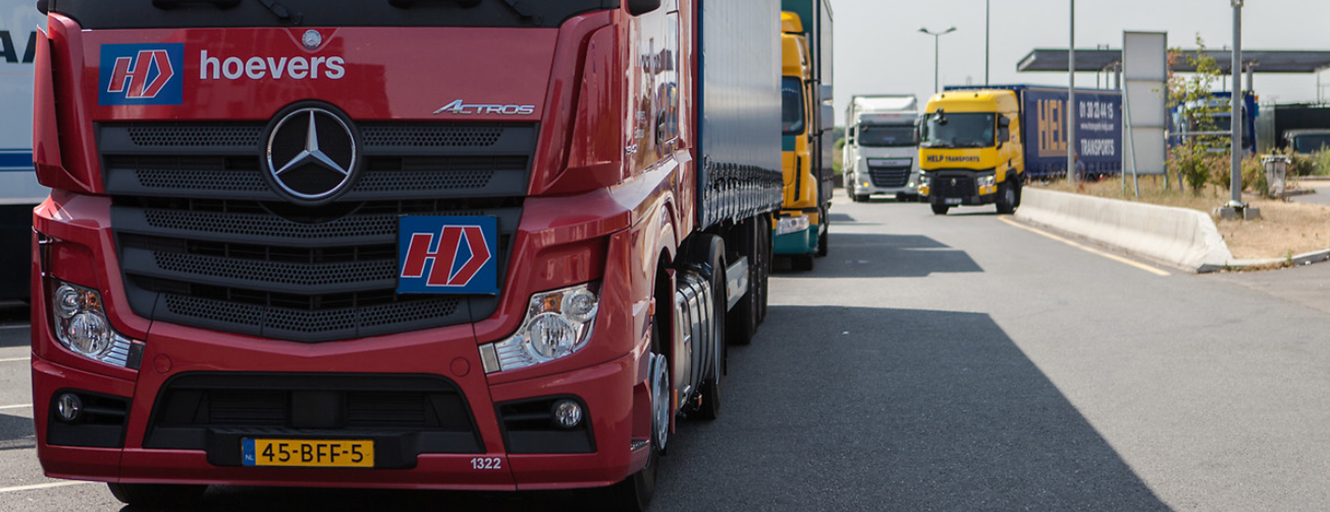 Fleet of lorries 