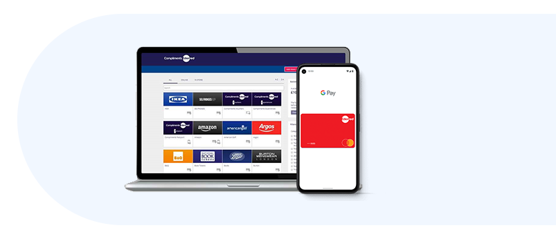 Select reward eCodes platform screengrab