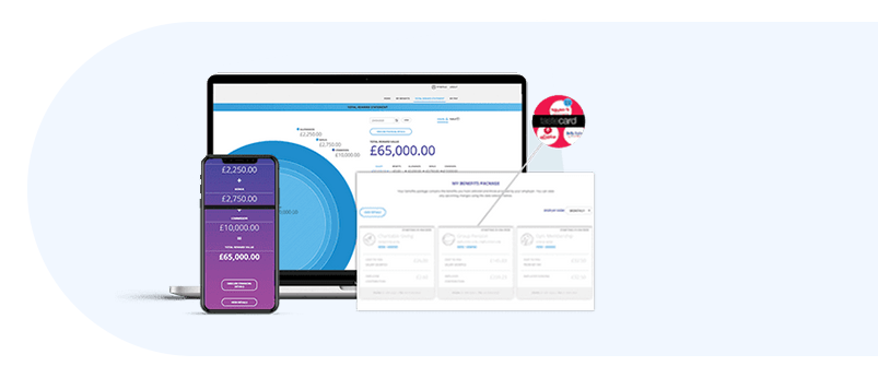 Flexible benefits platform screengrab 