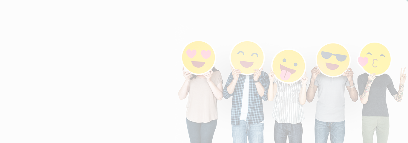 Happy emoji faces for Government voucher scheme hero