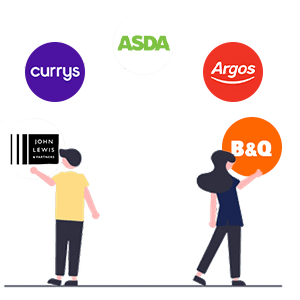 Over 100 top brands width=